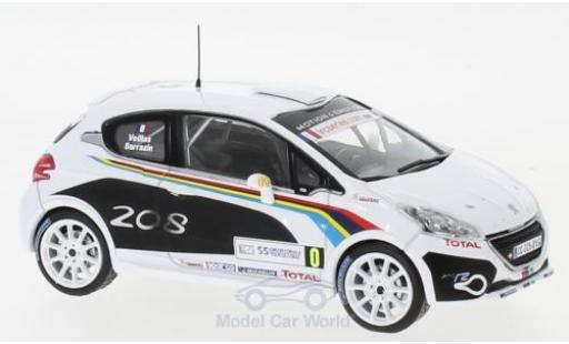 Peugeot 208 1/43 IXO R2 WRC WRC Tour de Corse 2012 S.Sarrazin/B.Veillas diecast model cars