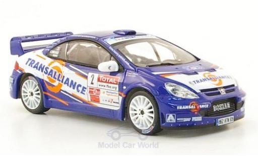Peugeot 307 WRC 1/43 IXO WRC No.2 Transalliance Rally Cevennes 2007 P.Henry/M.Lombard diecast model cars