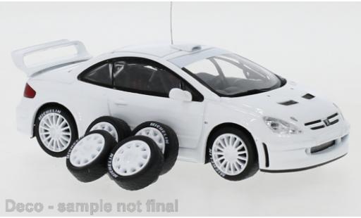 Diecast model cars Peugeot 307 1/43 IXO WRC white 2 set of wheels and tyres and extra rear spoiler Peugeot 307 1/43 IXO WRC white 2 set of wheels and tyres and extra rear spoiler diecast model cars