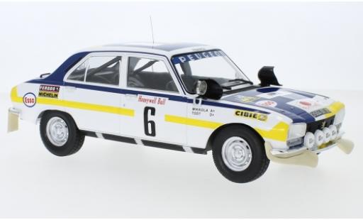 Diecast model cars Peugeot 504 1/18 IXO Ti No.6 Rallye Marokko 1975 H.Mikkola/J.Todt Peugeot 504 1/18 IXO Ti No.6 Rallye Marokko 1975 H.Mikkola/J.Todt diecast model cars