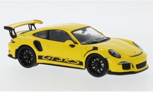 Porsche 991 GT3 RS 1/43 IXO 911 () GT3 RS yellow 2017 diecast model cars