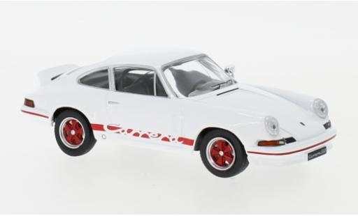 Porsche 911 RS 1/43 IXO Carrera RS 2.7 white/red 1973 diecast model cars