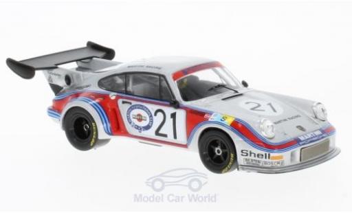 Porsche 930 Turbo 1/43 IXO 911 Carrera RSR 2.1 Turbo No.21 Martini Racing Team Martini 24h Le Mans 1974 M.Schurti/H.Koinigg diecast model cars