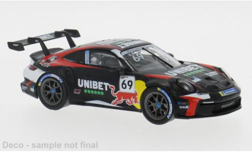 Diecast model cars Porsche 992 GT3 1/43 IXO 911 Cup  Cup Zolder 2024 #69 1:43 Porsche 992 GT3 1/43 IXO 911 Cup  Cup Zolder 2024 #69 1:43 diecast model cars