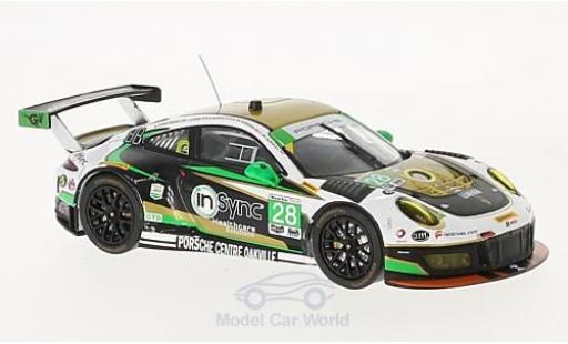 Porsche 991 GT3 R 1/43 IXO 911 GT3 R No.28 24h Daytona 2017 C.de Quesada/D.Morad/J.Lazare/M.de Quesada diecast model cars