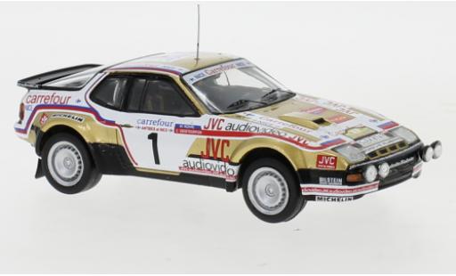 Diecast model cars Porsche 924 1/43 IXO Carrera GTS No.1 Carrefour Rallye Antibes 1981 W.Röhrl/C.Geistdörfer Porsche 924 1/43 IXO Carrera GTS No.1 Carrefour Rallye Antibes 1981 W.Röhrl/C.Geistdörfer diecast model cars