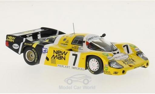 Porsche 956 1984 1/43 IXO B No.7 New Man 24h Le Mans 1984 K.Ludwig/H.Pescarolo/S.Johansson diecast model cars