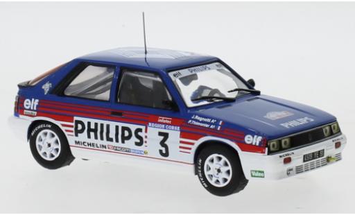 Renault 11 1/43 IXO Turbo No.3 Philips Rallye WM Tour de Corse 1987 J.Ragnotti/P.Thimonier diecast model cars