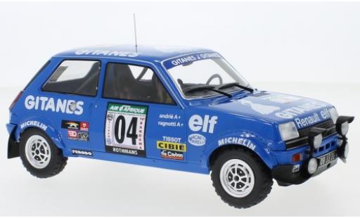 Diecast model cars Renault 5 1/18 IXO Alpine No.4 Gitanes Rallye Bandama 1978 J.Ragnotti/J-M.Andrie Renault 5 1/18 IXO Alpine No.4 Gitanes Rallye Bandama 1978 J.Ragnotti/J-M.Andrie diecast model cars