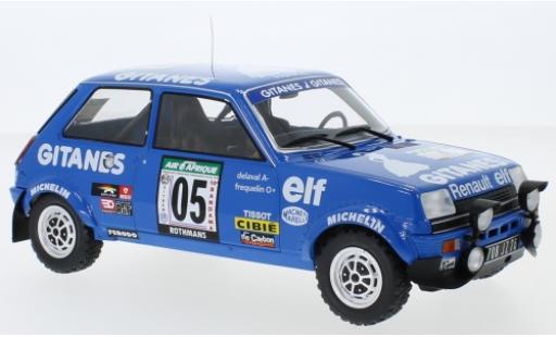 Diecast model cars Renault 5 1/18 IXO Alpine No. Gitanes Rallye Bandama 1978 G.Frequelin/J.Delaval Renault 5 1/18 IXO Alpine No. Gitanes Rallye Bandama 1978 G.Frequelin/J.Delaval diecast model cars