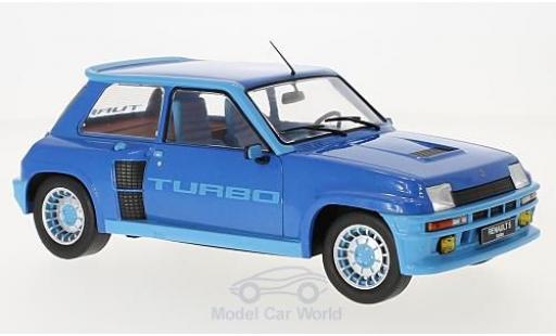 Diecast model cars Renault 5 Turbo 1/18 IXO Turbo 1 metallic blue 1981 Renault 5 Turbo 1/18 IXO Turbo 1 metallic blue 1981 diecast model cars