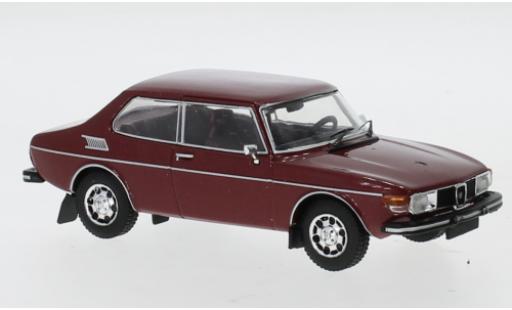 Saab 99 1/43 IXO EMS metallic red 1972 diecast model cars