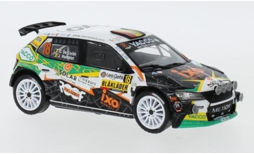 Diecast model cars Skoda Fabia 1/43 IXO R5 EVO No.18 Metior Sports Rallye Condroz 2019 C. De Cecco/J.Humblet Skoda Fabia 1/43 IXO R5 EVO No.18 Metior Sports Rallye Condroz 2019 C. De Cecco/J.Humblet diecast model cars