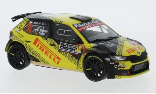 Skoda Fabia 1/43 IXO R5 Evo No.30 Pirelli Rallye WM Rally Monte Carlo 2020 G.Munster/L.Louka diecast model cars