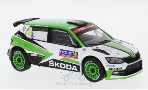 Skoda Fabia 1/43 IXO R5 No.41 Rallye WM Rallye Finnland 2018 K.Rovanperä/J.Halttunen diecast model cars