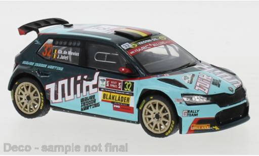 Diecast model cars Skoda Fabia 1/43 IXO Rally 2 EVO No.32 Rally Ypres 2021 G.de Mevius/J.Jalet Skoda Fabia 1/43 IXO Rally 2 EVO No.32 Rally Ypres 2021 G.de Mevius/J.Jalet diecast model cars