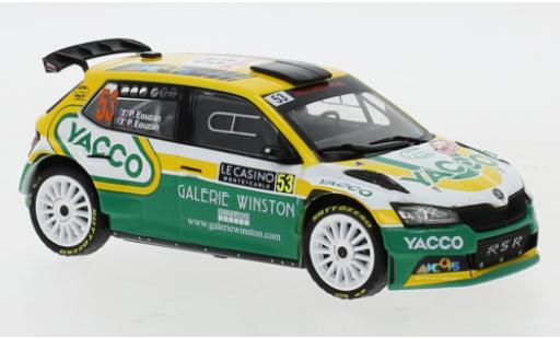 Diecast model cars Skoda Fabia 1/43 IXO Rally 2 EVO No.53 Rally Monte Carlo 2021 P.Eouzan/P.Eouzan Skoda Fabia 1/43 IXO Rally 2 EVO No.53 Rally Monte Carlo 2021 P.Eouzan/P.Eouzan diecast model cars