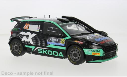 Diecast model cars Skoda Fabia 1/18 IXO Rally2 No.22 WRC Safari Rallye Kenia 2024 1:18 Skoda Fabia 1/18 IXO Rally2 No.22 WRC Safari Rallye Kenia 2024 1:18 diecast model cars