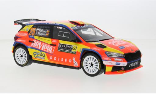 Skoda Fabia 1/18 IXO Rally2 No.25 WRC Rally Monte Carlo 2024 1:18 diecast model cars