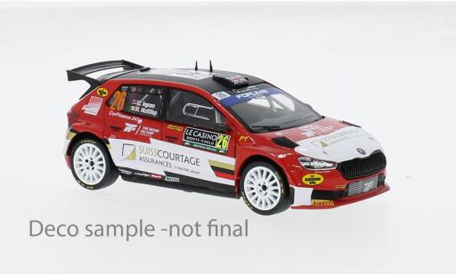 Diecast model cars Skoda Fabia 1/43 IXO Rally2 No.26 WRC Rallye Monte Carlo 2024 1:43 Skoda Fabia 1/43 IXO Rally2 No.26 WRC Rallye Monte Carlo 2024 1:43 diecast model cars
