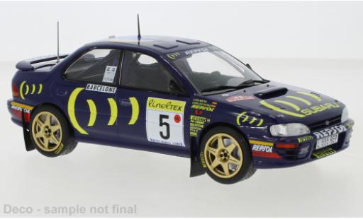 Diecast model cars Subaru Impreza 1/24 IXO 555 No.5 Rally Team Rallye Monte-Carlo 1995 C.Sainz/L.Moya Subaru Impreza 1/24 IXO 555 No.5 Rally Team Rallye Monte-Carlo 1995 C.Sainz/L.Moya diecast model cars