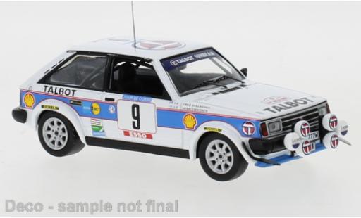 Diecast model cars Talbot Sunbeam 1/43 IXO Lotus No.9 Sport Tour de Corse 1981 H.Toivonen/F.Gallagher Talbot Sunbeam 1/43 IXO Lotus No.9 Sport Tour de Corse 1981 H.Toivonen/F.Gallagher diecast model cars
