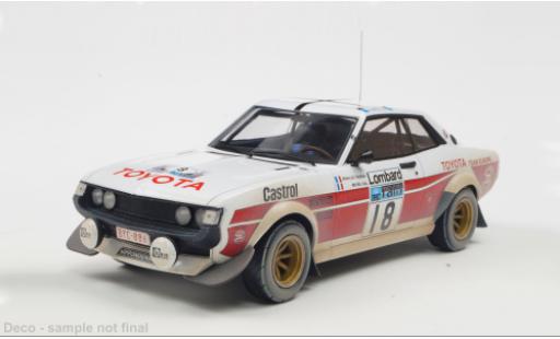 Diecast model cars Toyota Celica 1/18 IXO 2000 GT (RA21) No.18 RAC Rally 1977 1:18 Toyota Celica 1/18 IXO 2000 GT (RA21) No.18 RAC Rally 1977 1:18 diecast model cars