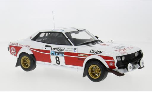 Diecast model cars Toyota Celica 1/18 IXO 2000 GT (RA21) No.8 RAC Rally 1977 1:18 Toyota Celica 1/18 IXO 2000 GT (RA21) No.8 RAC Rally 1977 1:18 diecast model cars