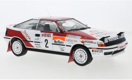 Diecast model cars Toyota Celica 1/18 IXO GT-Four ST165 No.2 Team Europe Rallye WM Rallye San Remo 1990 C.Sainz/L.Moya Toyota Celica 1/18 IXO GT-Four ST165 No.2 Team Europe Rallye WM Rallye San Remo 1990 C.Sainz/L.Moya diecast model cars