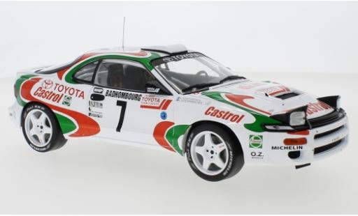 Diecast model cars Toyota Celica 1/18 IXO Turbo 4WD (ST185) No.7 Castrol Rallye WM Rallye Monte Carlo 1993 J.Kankkunen/J.Piironen Toyota Celica 1/18 IXO Turbo 4WD (ST185) No.7 Castrol Rallye WM Rallye Monte Carlo 1993 J.Kankkunen/J.Piironen diecast model cars
