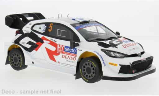 Toyota Yaris 1/18 IXO GR Rally1 Hybrid Rally WM Rally Finland 2024 #5 1:18 diecast model cars