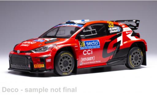 Toyota Yaris 1/18 IXO GR Rally2 Rally WM Rally Finland 2024 #39 1:18 diecast model cars