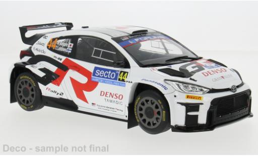 Toyota Yaris 1/18 IXO GR Rally2 Rally WM Rally Finland 2024 #44 1:18 diecast model cars