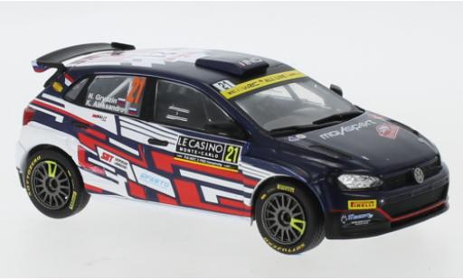 Diecast model cars Volkswagen Polo 1/43 IXO GTI R5 No.21 Rally Monte Carlo 2021 N.Gryazin/K.Aleksandrov Volkswagen Polo 1/43 IXO GTI R5 No.21 Rally Monte Carlo 2021 N.Gryazin/K.Aleksandrov diecast model cars