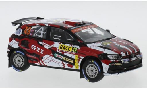 Volkswagen Polo 1/43 IXO GTI R5 No.49 Rallye WM Rallye Catalunya 2018 P.Solberg/V.Engan diecast model cars