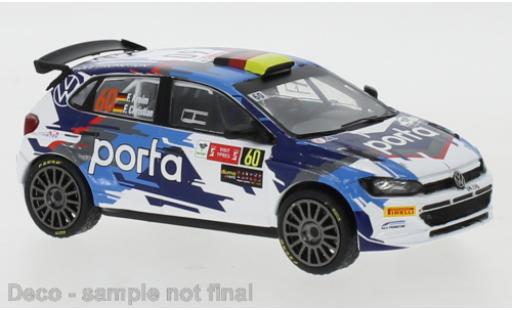 Diecast model cars Volkswagen Polo 1/43 IXO GTI R5 No.60 Porta Rally Ypres 2021 F.Kreim/F.Christian Volkswagen Polo 1/43 IXO GTI R5 No.60 Porta Rally Ypres 2021 F.Kreim/F.Christian diecast model cars