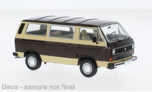 Diecast model cars Volkswagen T3 1/43 IXO Caravelle braun/beige 1981 1:43 Volkswagen T3 1/43 IXO Caravelle braun/beige 1981 1:43 diecast model cars