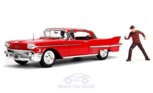Diecast model cars Cadillac Series 62 1/24 Jada Toys red/Dekor A Nightmare on Elm Street 1958 mit Figuren Cadillac Series 62 1/24 Jada Toys red/Dekor A Nightmare on Elm Street 1958 mit Figuren diecast model cars