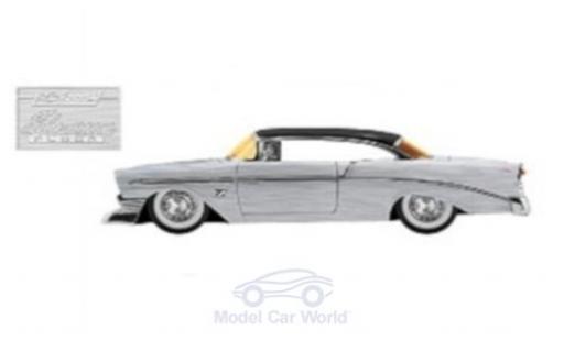 Diecast model cars Chevrolet Bel Air 1/24 Jada Toys grey/black 1956 Chevrolet Bel Air 1/24 Jada Toys grey/black 1956 diecast model cars