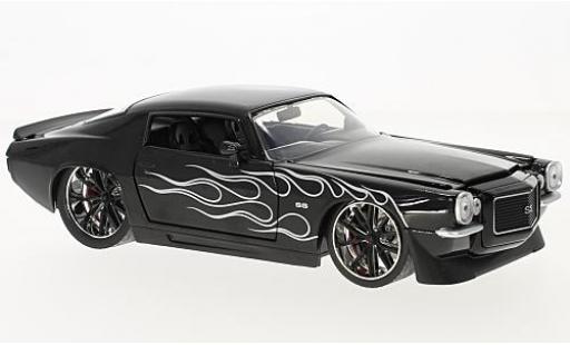 Chevrolet Camaro 1/24 Jada Toys black/Dekor 1971 diecast model cars