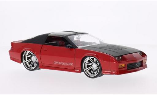 Chevrolet Camaro 1/24 Jada Toys Z28 IROC-Z Tuning red/matt-black 1985 diecast model cars
