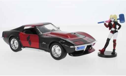 Diecast model cars Chevrolet Corvette 1/24 Jada Toys Stingray Harley Quinn 1969 avec figurine Chevrolet Corvette 1/24 Jada Toys Stingray Harley Quinn 1969 avec figurine diecast model cars