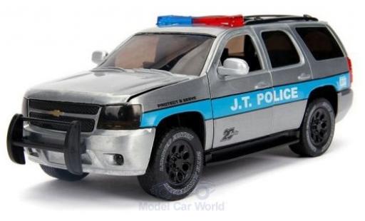 Diecast model cars Chevrolet Tahoe 1/24 Jada Toys grey/blue J.T.Police 2010 Chevrolet Tahoe 1/24 Jada Toys grey/blue J.T.Police 2010 diecast model cars