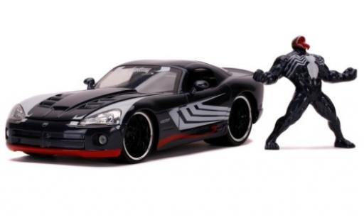 Dodge Viper 1/24 Jada Toys SRT10 metallic grey Spider-Man - Venom 2008 avec figurine diecast model cars
