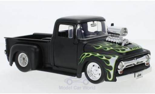 Ford F-1 1/24 Jada Toys 00 matt-black/Dekor 1956 diecast model cars