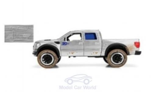 Ford F-1 1/24 Jada Toys 50 SVT Raptor grey/blue 2011 mit Schmutzeffekt diecast model cars
