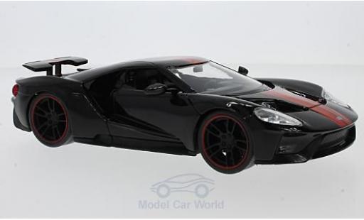 Diecast model cars Ford GT 1/24 Jada Toys black 2017 Ford GT 1/24 Jada Toys black 2017 diecast model cars