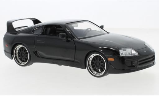 Toyota Supra 1/24 Jada Toys black Fast & Furious 1995 diecast model cars