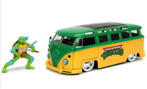 Volkswagen T1 1/24 Jada Toys Bus Lowrider Turtles 1962 diecast model cars