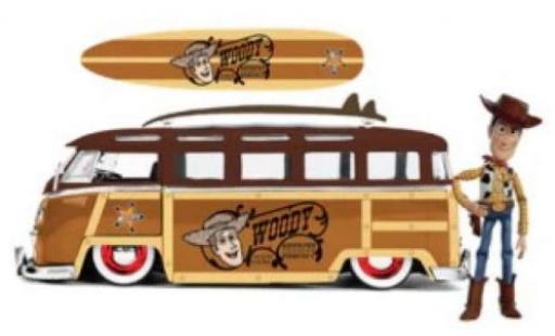 Volkswagen T1 1/24 Jada Toys Woody Lowrider Toy Story diecast model cars